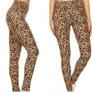Leggings Depot Leopard Print One Size Fits Most